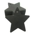 thumbnail image 4 of HOMYL 100 X Star Shaped Gift Tags Hanging Tag Projects with Hole Decorations Star Tags Black, 4 of 7