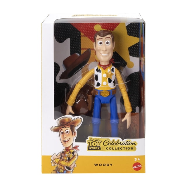 Figura de Acción Mattel Pixar Woody Vintage de 12 pulgadas