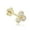 Gold, variant on AVORA 14K Yellow Gold Simulated Diamond CZ Triangle Cartilage Piercing Flat Back Earring Body Jewelry (18 Gauge)