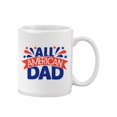 thumbnail image 2 of All American Dad Usa Mug Mug  -Image by Shutterstock,, 2 of 4