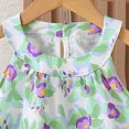 thumbnail image 5 of CAICJ98 Toddler Baby Summer Clothes Girl 3 6 12 18 Months 2T 3T 4T 5T Girls Outfits Cute Dinosaur Tank Tops+Shorts Outfits Lightweight Elastic Cotton Short Sets (Purple,12-18 Months), 5 of 5