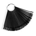 thumbnail image 1 of 50x Nail Art Tips Colour Pop Sticks Display Fan Practice Starter Ring Clear, 1 of 5