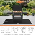thumbnail image 3 of MetalM - 65x39 inches Large Under Grill Mats for Blackstone, Double-Sided Fireproof Outdoor Grill Protective Mat, Oilproof Waterproof BBQ Fire Pit Fireplace Mat, 3 of 9