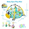 thumbnail image 3 of Vomeast Baby Play Gym, Baby Play Mat with 4 Hanging Toys 30 Balls, Activity Play Mat for Newborn Infant Toddler Age Group 0 to 36 Months (Cartoon Cows), 3 of 8