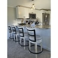 thumbnail image 6 of Signature Design by Ashley Casual Valebeck Counter Height Bar Stool, White, 6 of 6