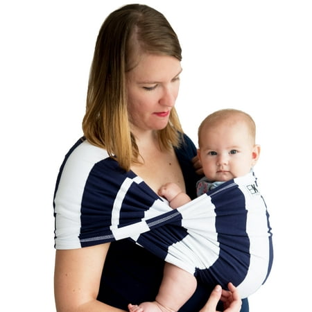Baby K'tan PRINT Baby Carrier in Navy Stripe -