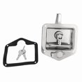 thumbnail image 1 of Accessoires de Serrure de Porte de Yacht RV Serrure de Boîte à Outils en Acier Inoxydable Serrure de T-Toolbox pour Caravane Camion RV Serrure de T-Toolbox Pliable, 1 of 10
