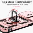 thumbnail image 3 of Estuche GANGXUN para iPhone 14 Pro, soporte giratorio 360°, estilo mecánico y magnético, 3 of 5