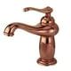 thumbnail image 3 of Grifo de Mezclador de Cascada Un Orificio / Manija Lavabo Del Fregadero Oro rosa, 3 of 9