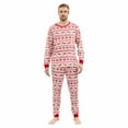 thumbnail image 2 of Pijamas Navideños Para Hombres de La Familia Conjuntos A Juego Top Estampado Informal Con Trajes Inferiores Ropa Para El Hogar Odeerbi  ODB187799, 2 of 7