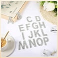 thumbnail image 4 of 104x Glitter Rhinestone Alphabet Letter Stickers 2.4 Inch Resin Rhinestone Iron on Letter Glitter Self-Adhesive A-Z, 4 of 7