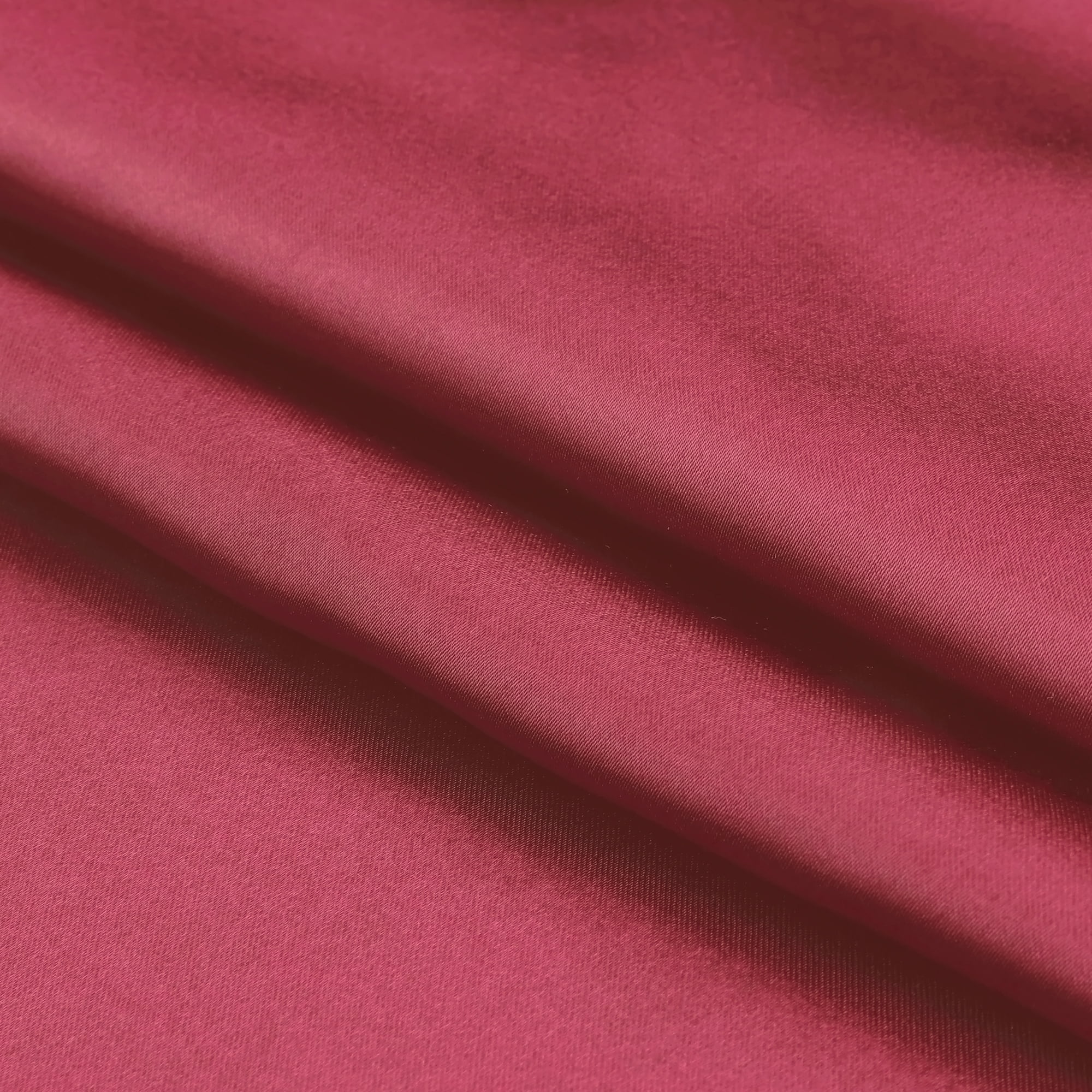 Unique Bargains Envelope Closure Breathable and Soft Satin Pillowcase (2 Count) Wine Red Queen