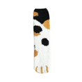 thumbnail image 1 of Calcetines de terciopelo de coral para mujer, medias de tubo de otoño e invierno, calcetines de dormir cálidos y gruesos con forma de garra de gato para dormir en el suelo, 1 of 6