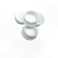 thumbnail image 1 of Lot de 10 Bouchons Ronds en Plastique pour Couvercles de Meubles 45mm Blanc, 1 of 5