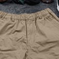 thumbnail image 7 of RYDCOT Mens Outdoor Casual Expandable Waist Lightweight Water Resistant Quick Dry Fishing Hiking Cargo Shorts Khaki, 7 of 7
