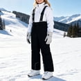 thumbnail image 5 of Kids Snowpants Bib Ski Overalls, Unisex Waterproof Windproof Insulated Snow Pants with Adjustable Straps for Boys Girls Winter Snowboarding, 5 of 9