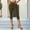 Army Green, variant on EchfiProm Black Running&nbsp;Leggings for Women with Pockets Capri Sports Athletic Elastic Waist High Rise Pants