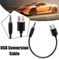 thumbnail image 2 of Wmool 3.5mm AUX o To USB 2.0 Male Charge Cable Adapter Cord F4Z2 MP3 E0B4 For, 2 of 8