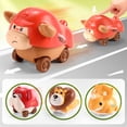 thumbnail image 6 of Ficcug 6pcs Press and Go Animal Toy Cars for Toddlers 1-3,Dinosaur Push and Go Friction Powered Vehicles,Baby Toys for 6-12 12-18 Months Boys Girls, 6 of 8