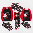 thumbnail image 3 of Conjunto de pijamas para el hogar unidos a juego con estampado de Navidad para bebés de Navidad Fridja  nalpqowj165, 3 of 4
