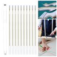 thumbnail image 2 of LEEYNEER Sewing Pen Widely Used Bright Color Practical Heat Erasable Fabric Marking Pen with Refills, 2 of 5