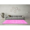 thumbnail image 3 of Ahgly Company Indoor Square Oriental Pink Industrial Area Rugs, 6' Square, 3 of 4
