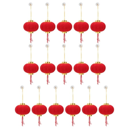 

16pcs New Year Lantern Hanging Pendant Lantern Chinese Traditional Lantern Spring Festive Decoration