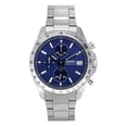 thumbnail image 1 of Seiko Spirit Chronograph Stainless Steel Blue Dial Quartz SBTR023 100M Men's Watch, 1 of 4