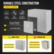 thumbnail image 3 of Yeshouse caja eléctrica de acero IP66, a prueba de agua y polvo, con cerradura y placa de montaje, ideal para conexiones eléctricas en proyectos de interior o exterior, 3 of 8