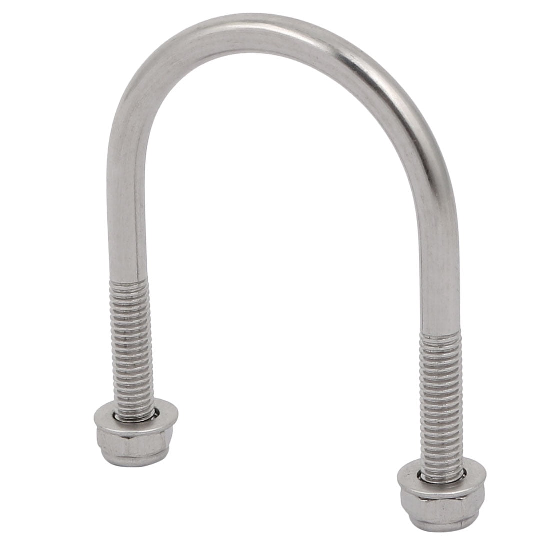 Unique Bargains 10pcs M6 Thread 304 Stainless Steel Round Bend U Bolt for 42mm Pipe Outer Dia