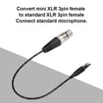 thumbnail image 1 of Hilitand AMONIDA Mini XLR Female To XLR Female Audio Cable 3pin For Cameras/SLRs Standard Microphone Connection, 1 of 8