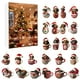 thumbnail image 1 of Calendario de escritorio con bolas decorativas, calendario de cuenta regresiva para Navidad, bonita decoración acrílica, caja de regalo para familiares y amigos, calendario, suministros para profesore, 1 of 5