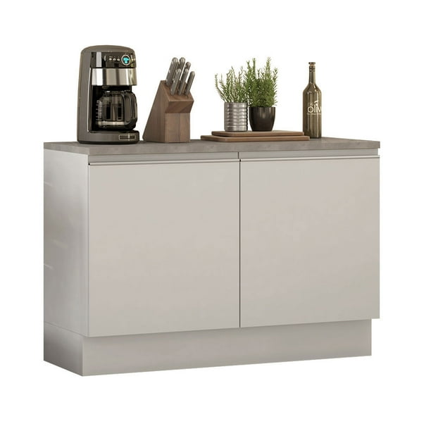 Gabinete Bajo Bufetera Madesa Glamy 120cm Con Encimera BB