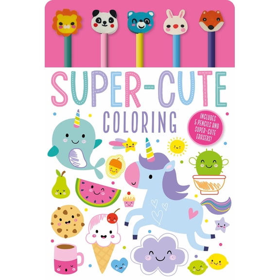 Super-Cute Coloring (Hardcover)