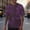 #Purple, variant on DPTALR George Trendy Men's Solid Color Loose Elastic Casual Sports Short Sleeve T-shirt,Wine,Big and Tall Men XXXL