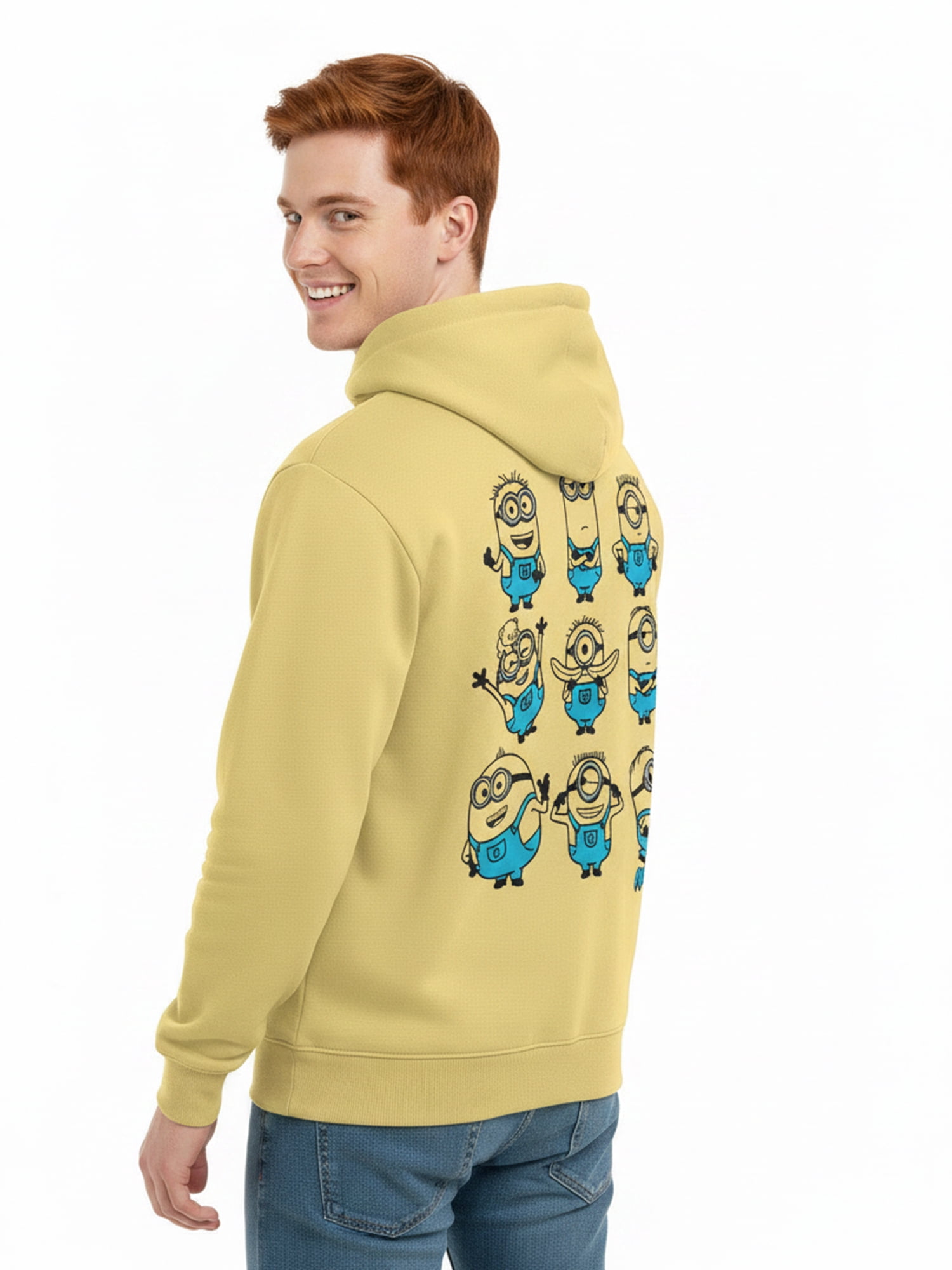 Despicable Me Men's & Big Men's Front & Back Graphic Hoodie, Bello Rager, Sizes S–3XL