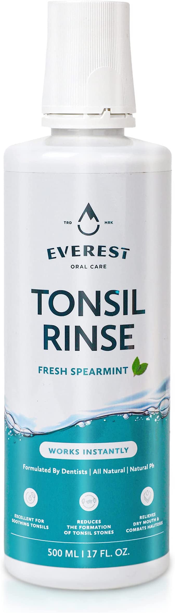 Everest Mouth Wash & Tonsil Stone Remover Natural Mouthwash or Oral