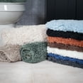 thumbnail image 6 of Lavish Home 67-14-N Super Plush Non-Slip Bath Mat Rug Set, Navy - 3 Piece, 6 of 7