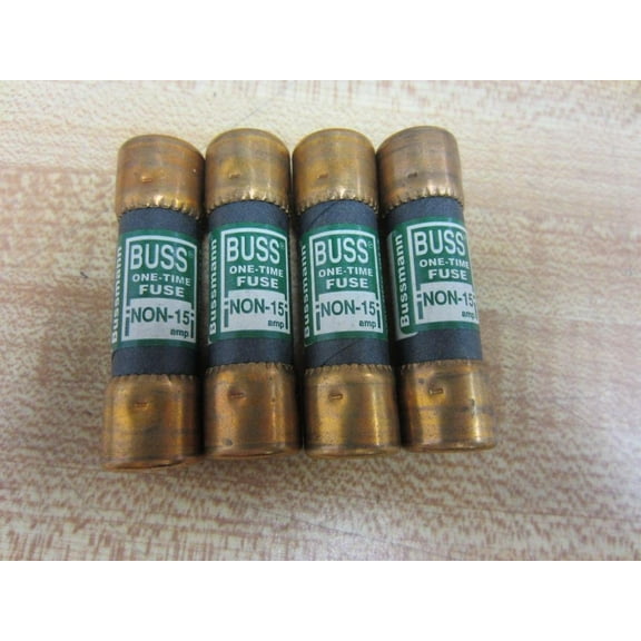 Bussmann NON-15 Buss Fuse NON15 (Pack of 4)