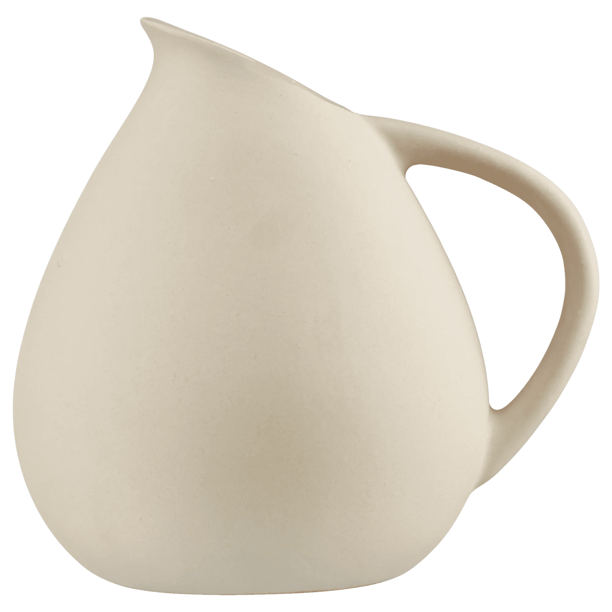 Bouclair vase with handle, Textured ceramic vase