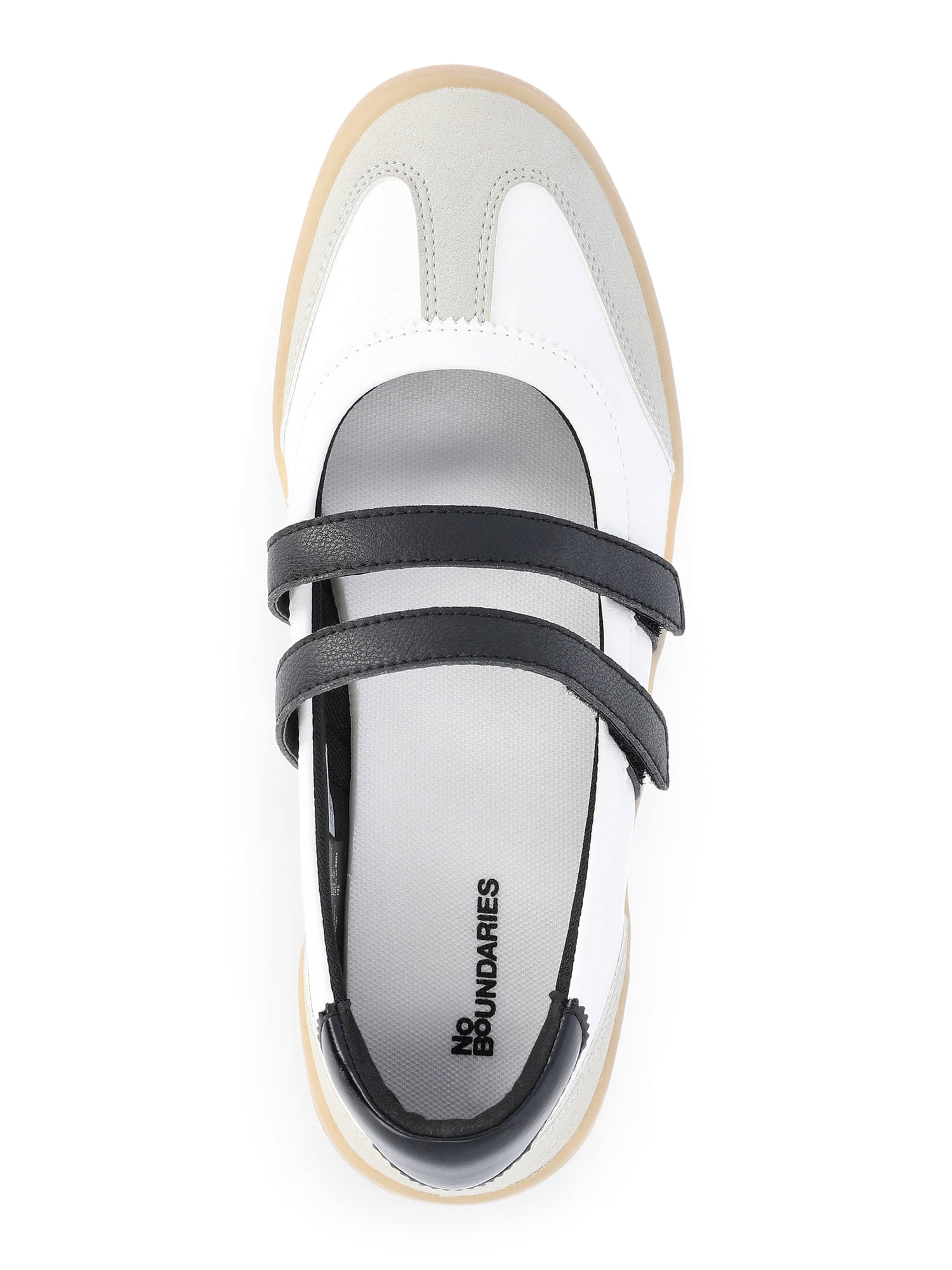 No Boundaries Faux Suede Mary Jane Sneakers, Womens