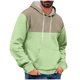 thumbnail image 1 of WILLBEST Sudaderas De Hombre Men'S Versatile Simp Le Colorblocking Casual Sport Drawstring Hooded Sweatshirt Grande, 1 of 3