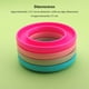 thumbnail image 3 of Organizador de Carretes de Bordado Eigraketly 2 uds Caja de Almacenamiento Anillo de Goma Protector de Agujas de Coser Rosa Rojo Verde Azul 13.5 cm, 3 of 6