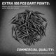 thumbnail image 3 of Dart Set With 100 Extra Soft Tips,safety Soft Darts(red,yellow,blue,green)(12pcs), 3 of 5