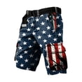thumbnail image 5 of RMGVDSD Kids Casual Shorts Boys 250Th Anniversary Usa Shorts Patriotic Print Cargo Shorts Independence Day Flexible Fit Outdoor Trousers 5-6 Years, 5 of 5
