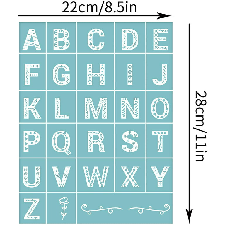 Letter Stencils Alphabet Stencils Reusable Stencil - Temu