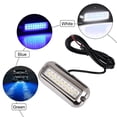 thumbnail image 3 of Jinsinto 2x 27LED Bleu Lampe de Ponton/barre Arrière Marine sous-Marine en Acier Inoxydable, 3 of 5