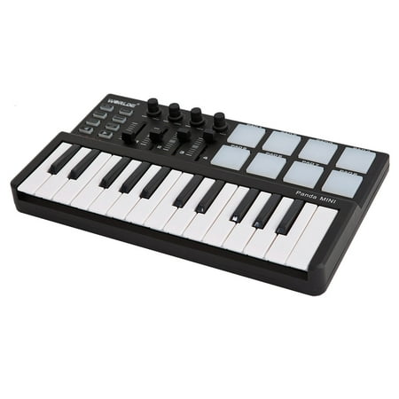 Worlde Panda mini Portable Mini 25-Key USB Keyboard and Drum Pad MIDI