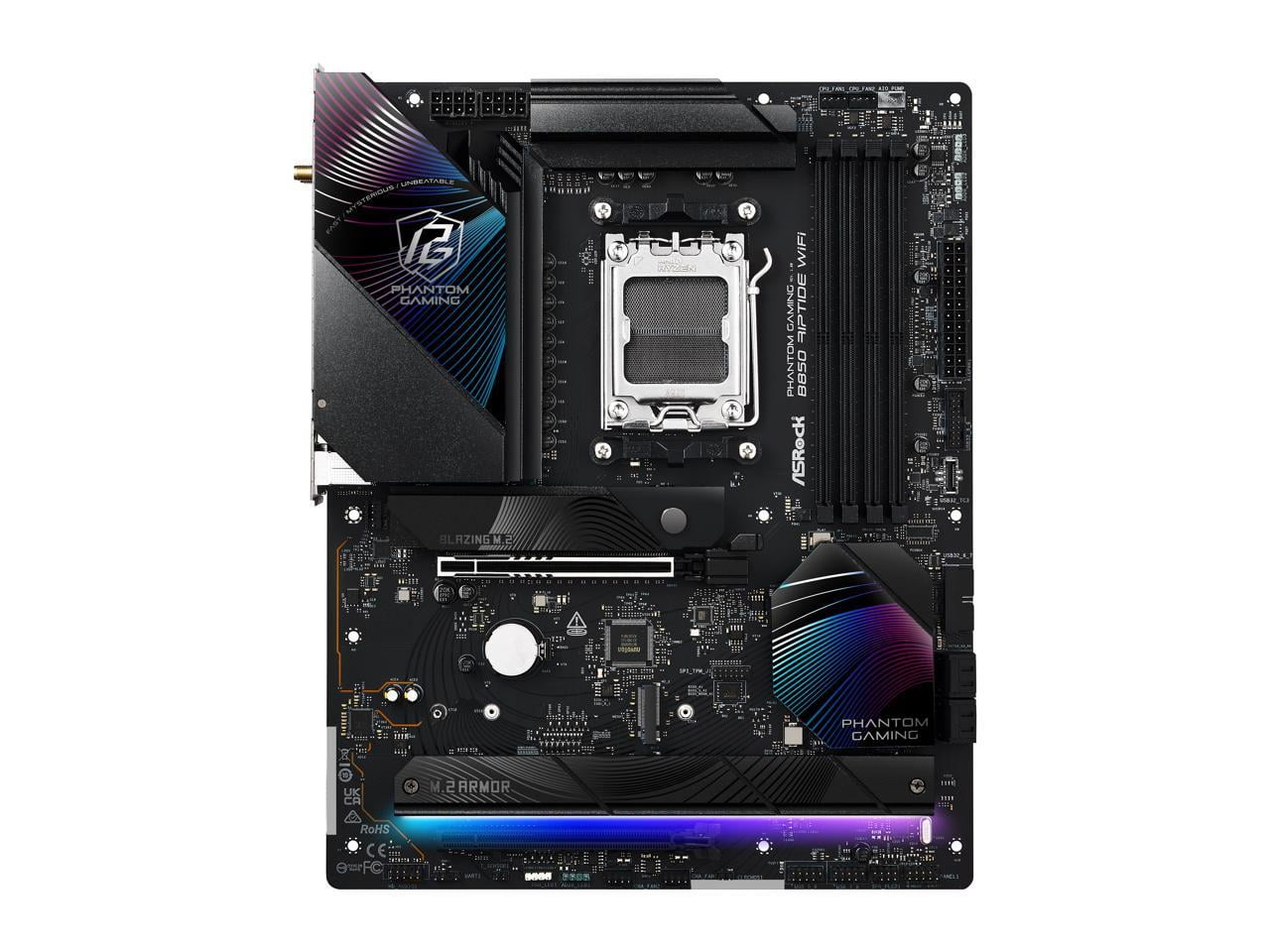 ASRock B850 RIPTIDE WIFI AM5 AMD B850 SATA 6Gb/s ATX Motherboard