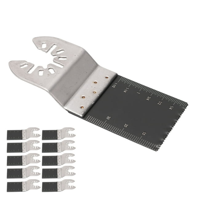 Lame Multitool, 10 Pcs Lame de Scie Oscillante Finition de Luxe